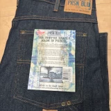 prison blues double knee work jeans のタグ　アメリカのオレゴン州で製造されたもの